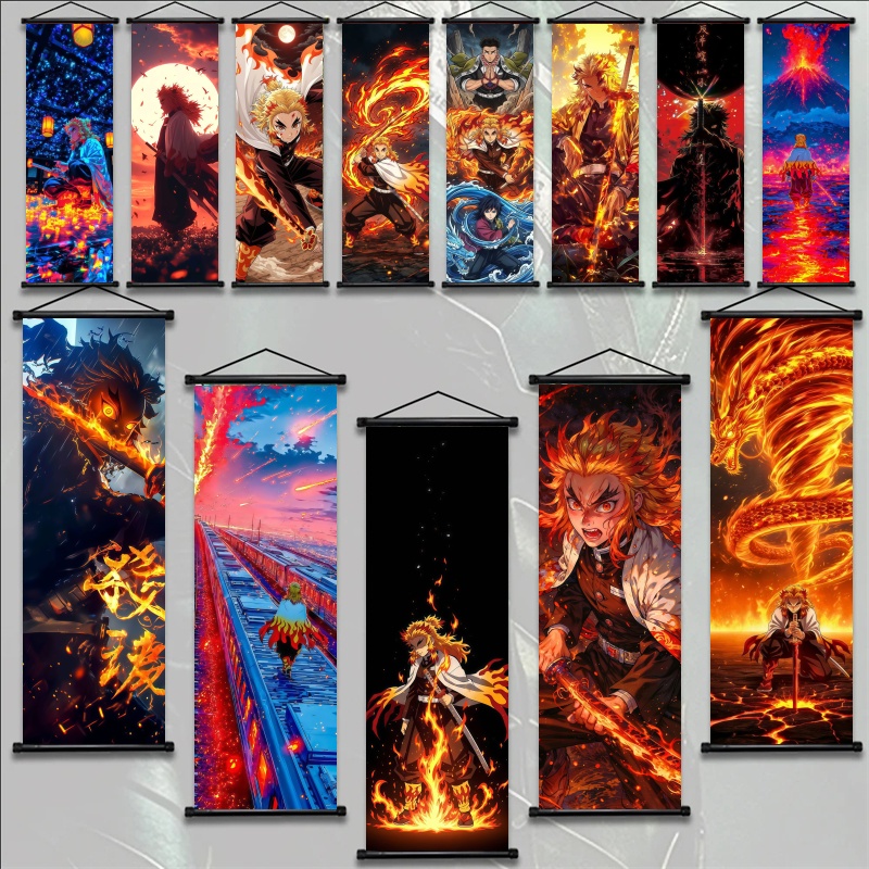 Home Decor Nepal - Demon Slayer Kyojuro Rengoku HD Druk