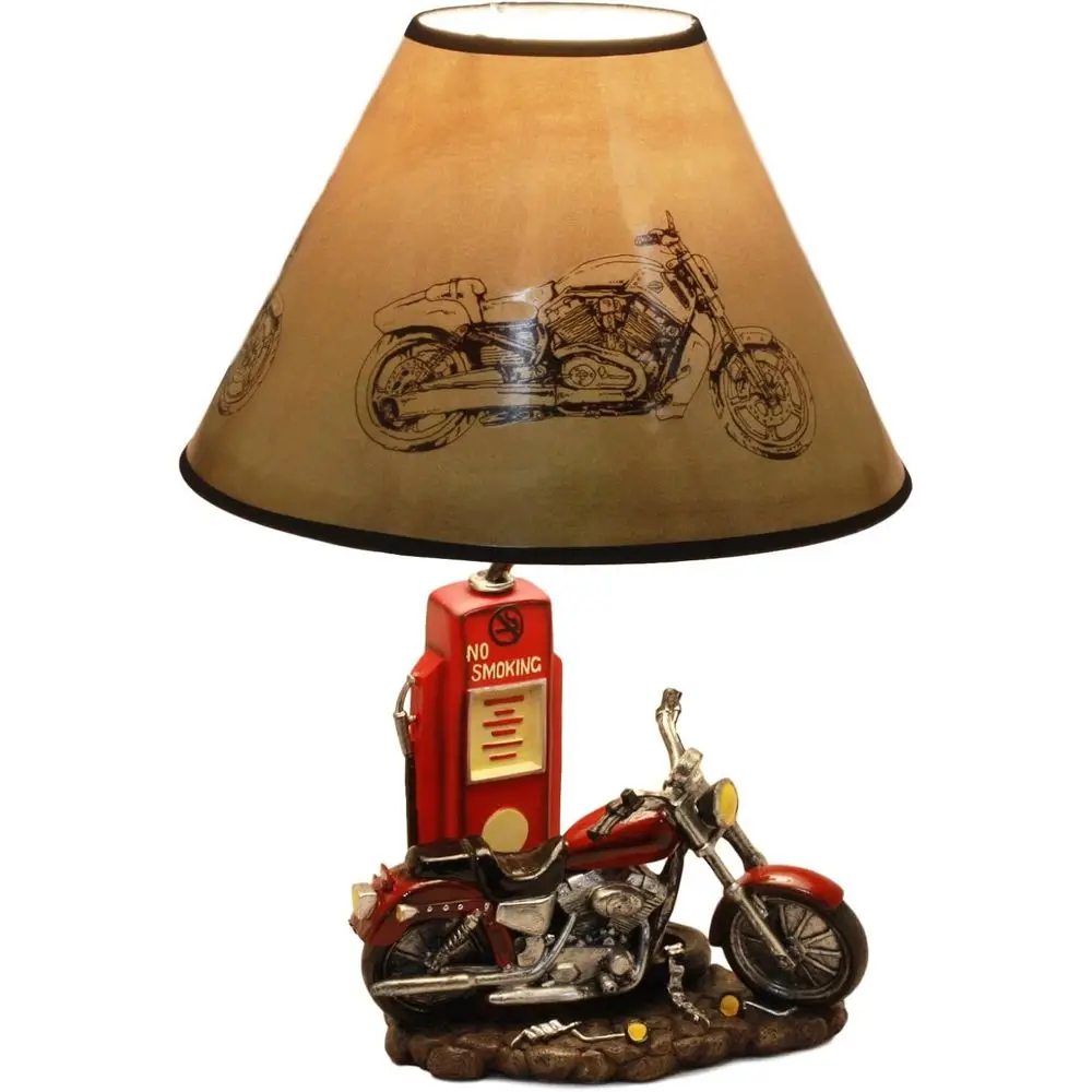 Home Decor Lamp - Lampa biurkowa w stylu vintage retro,