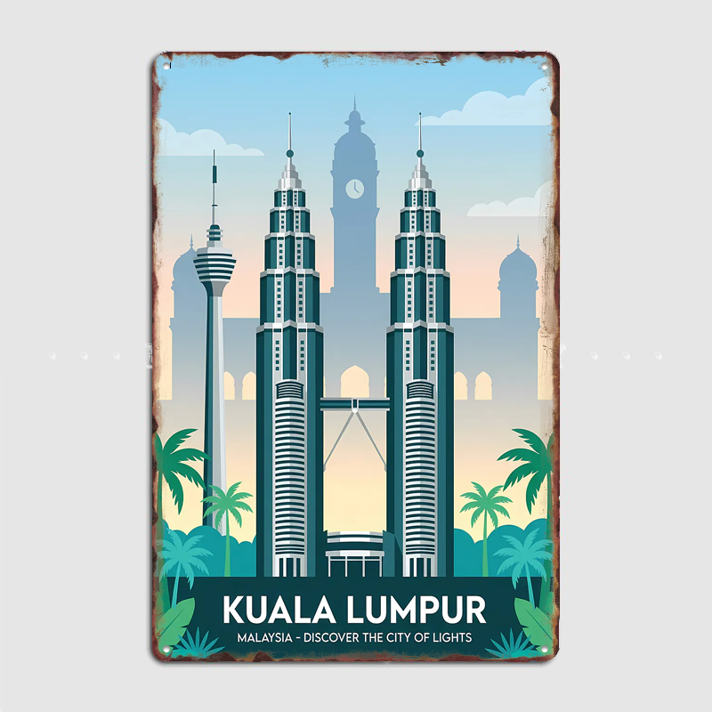 Home Decor Kuala Lumpur - Plakaty z widokami na miasto Kuala