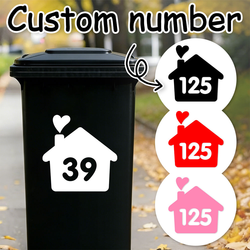 Home Decor Sticker - 1 szt./3 szt. Personalizowane naklejki z