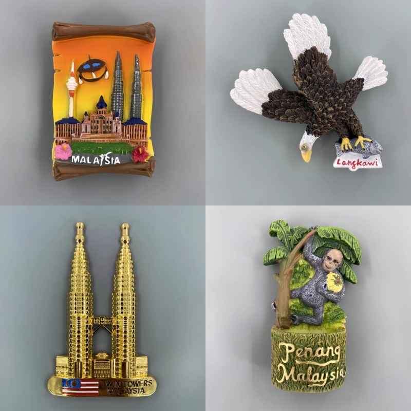 Home Decor Kuala Lumpur - Magnesy na lodówkę malesia Langkawi pamiątki
