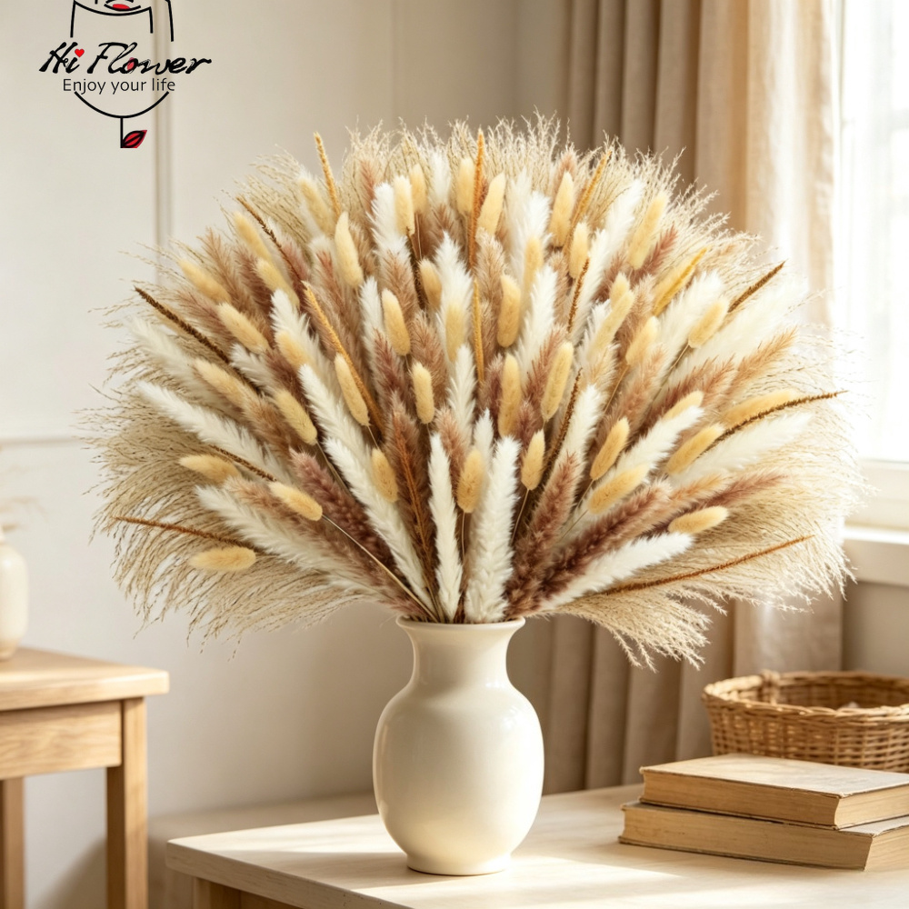 Naturalny bukiet suszonej traw – Pampas Grass Decor recenzja i cena