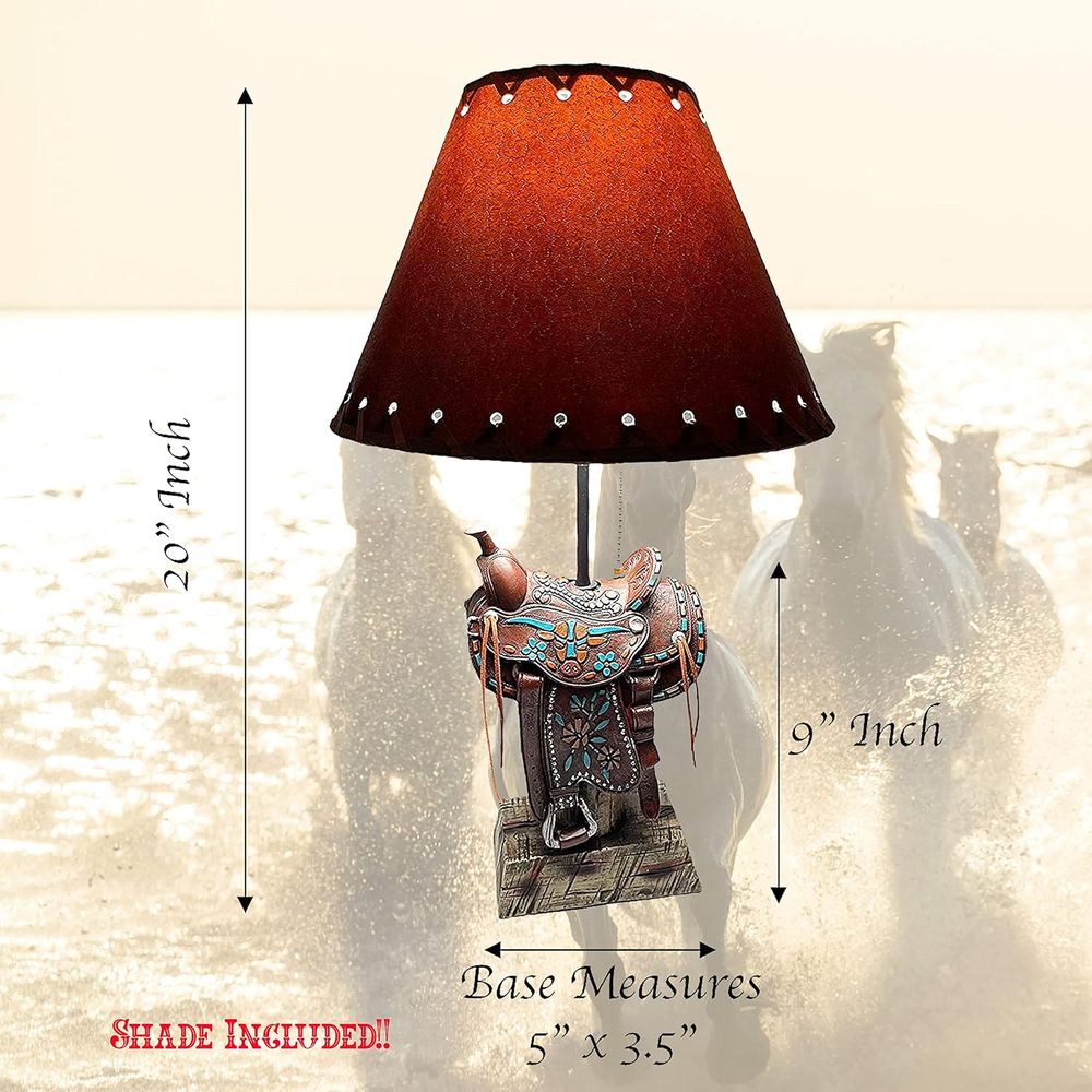 Lampa stołowa w stylu kowbojsk – Home Decor Lamp recenzja i cena
