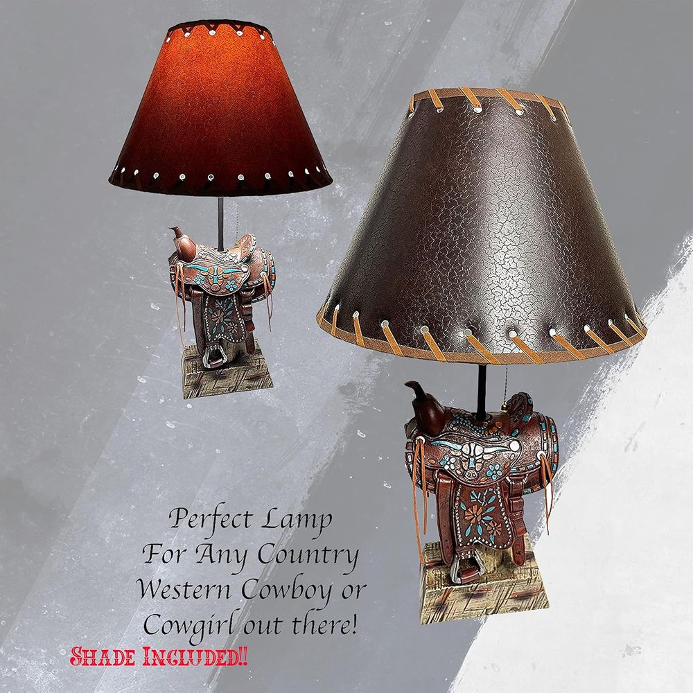 Lampa stołowa w stylu kowbojsk – Home Decor Lamp recenzja i cena
