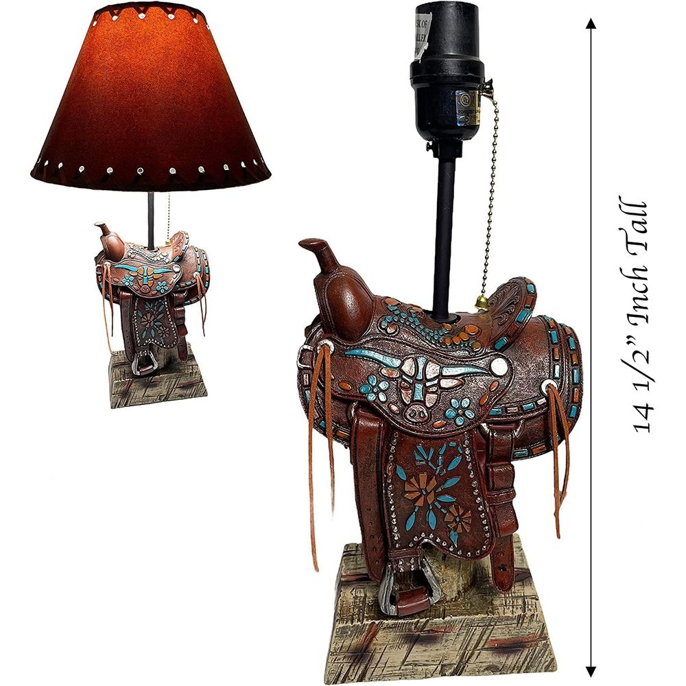 Lampa stołowa w stylu kowbojsk – Home Decor Lamp recenzja i cena