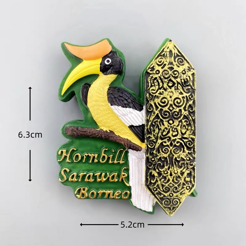 Magnesy na lodówkę 3D Malezja, – Home Decor Kuala Lumpur recenzja i cena
