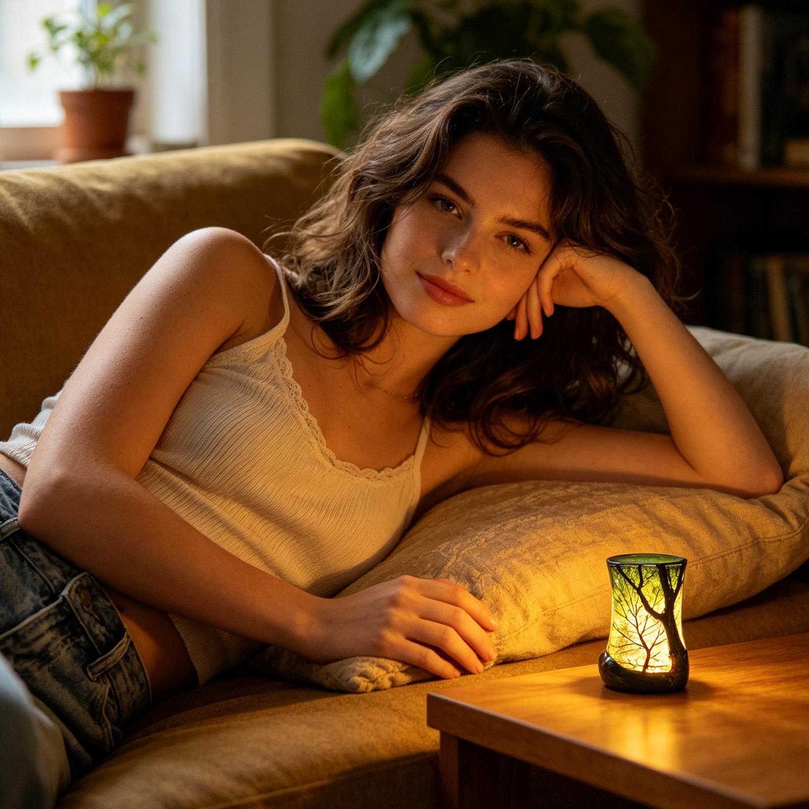 Lampka nocna na stolik, lampka – Home Decor Lamp recenzja i cena
