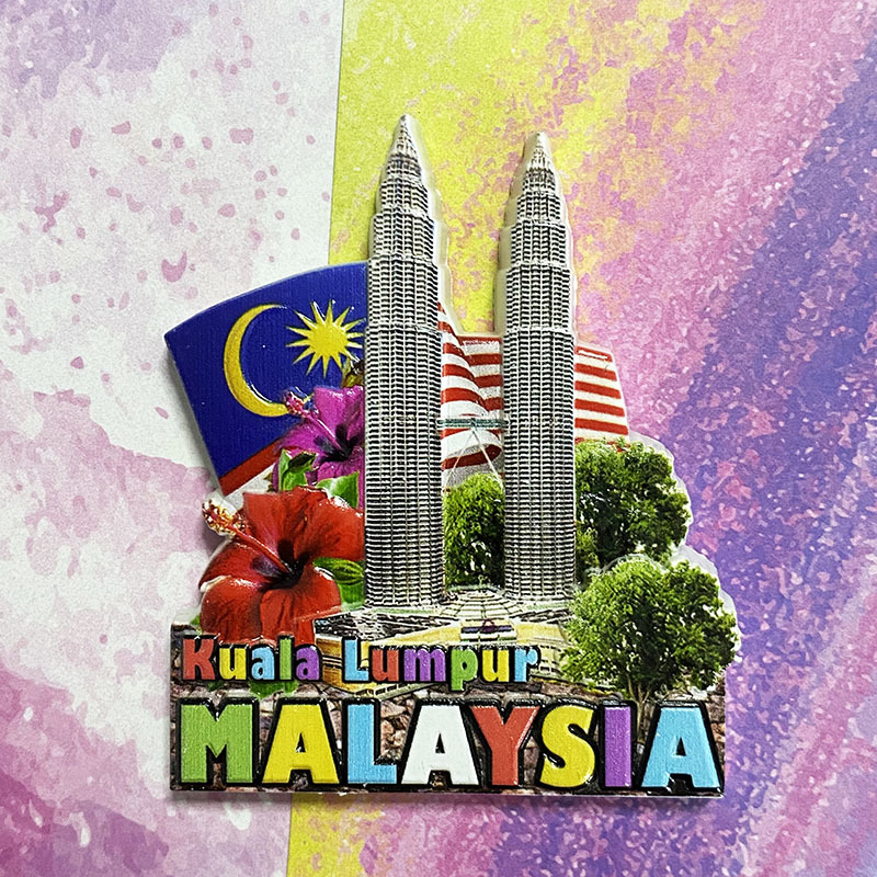 Magnes na lodówkę 3D Wieże bli – Home Decor Kuala Lumpur recenzja i cena