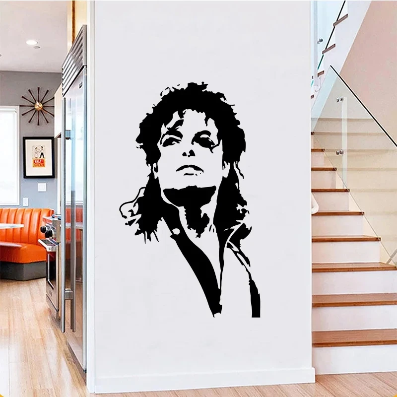 Vinyl MJ Music Singer Wall Sti – Home Decor Vinyl Flooring recenzja i cena