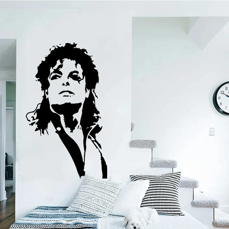 Vinyl MJ Music Singer Wall Sti – Home Decor Vinyl Flooring recenzja i cena