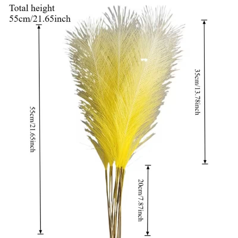 10 szt. Sztucznej, kolorowej t – Pampas Grass Decor recenzja i cena