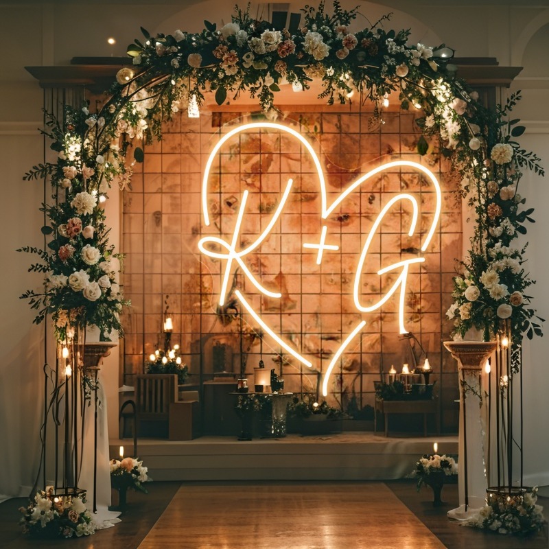 Neon LED w kształcie serca z i – Home Decor Nepal recenzja i cena