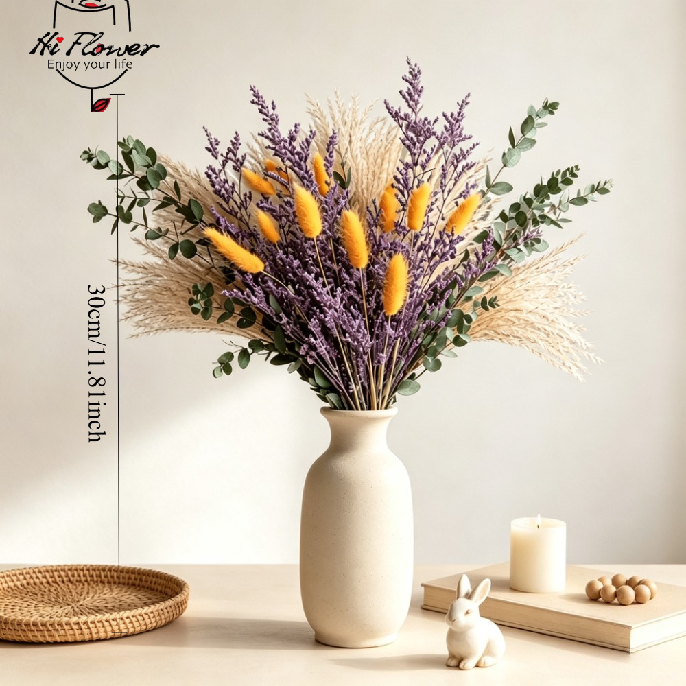 Naturalne suszone kwiaty, traw – Pampas Grass Decor recenzja i cena