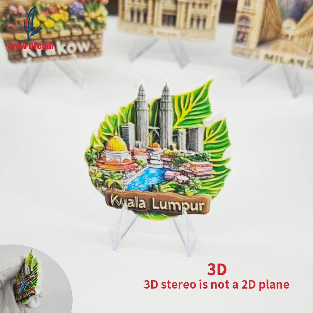 1 szt. Kreatywny magnes na lod – Home Decor Kuala Lumpur recenzja i cena