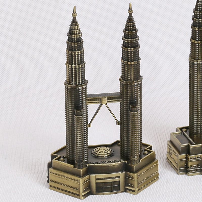 Retro Model Wież Petronas w Ku – Home Decor Kuala Lumpur recenzja i cena