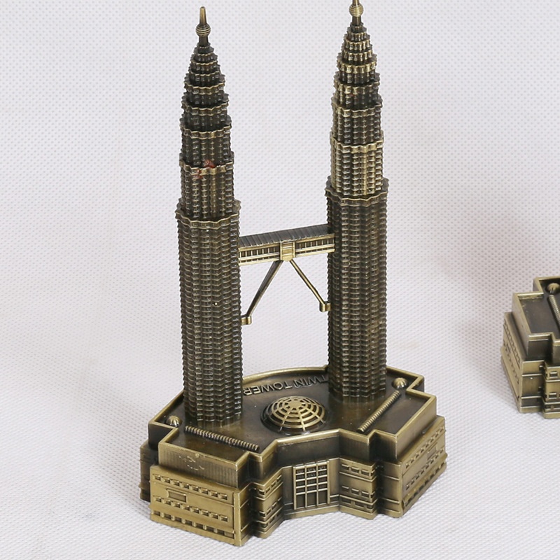 Retro Model Wież Petronas w Ku – Home Decor Kuala Lumpur recenzja i cena