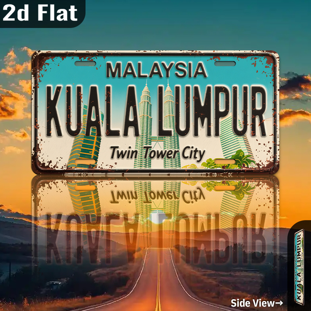 Tabliczka Metalowa Kuala Lumpu – Home Decor Kuala Lumpur recenzja i cena