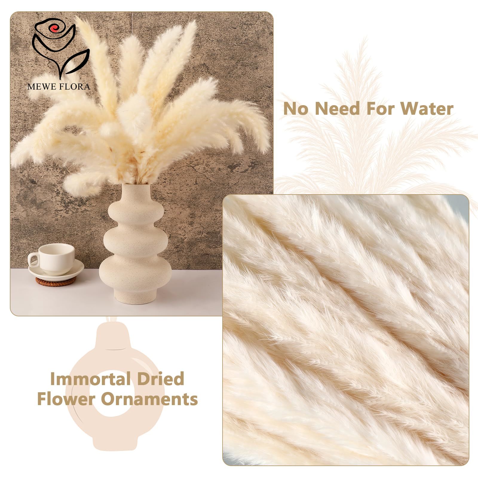 18 Łodyg Naturalnych Suszonych – Pampas Grass Decor recenzja i cena