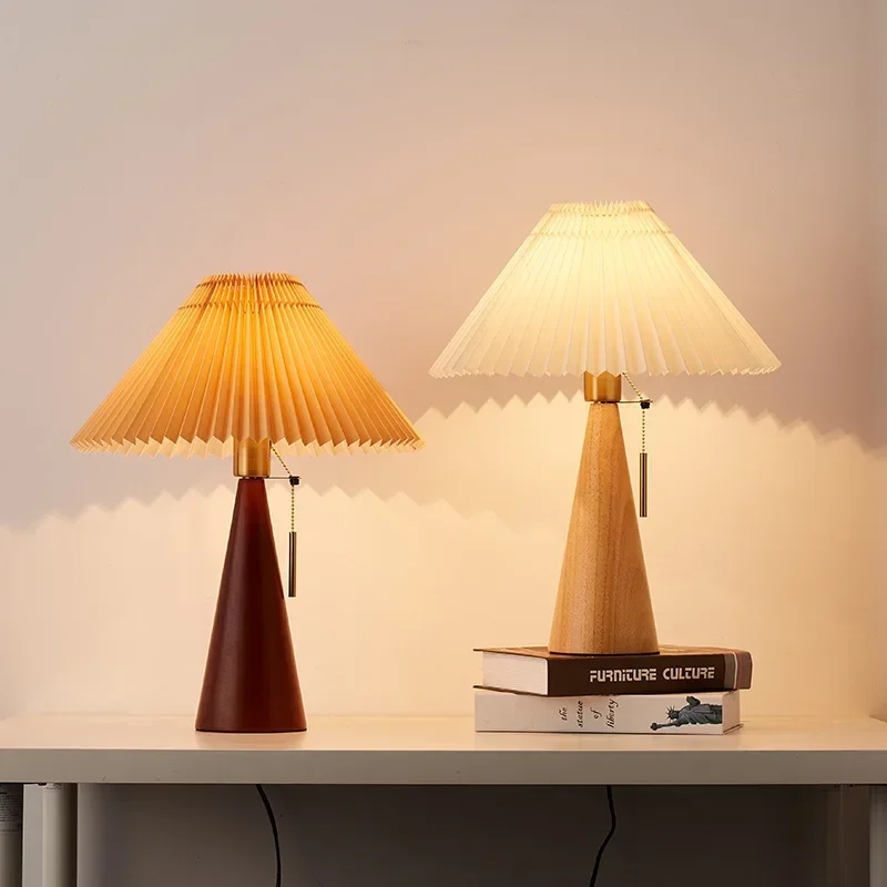Retro Plisowana Lampa Stołowa  – Home Decor Lamp recenzja i cena