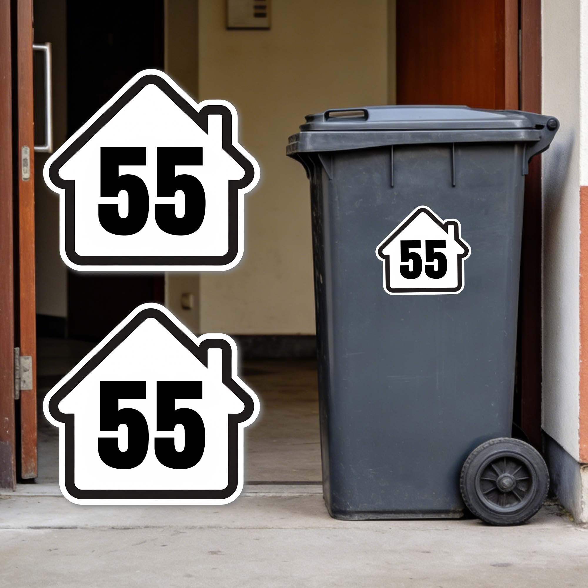 Naklejki na kosz na śmieci z w – Home Decor Sticker recenzja i cena