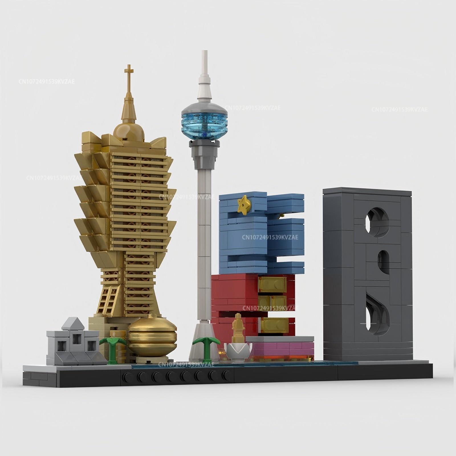 MOC City Skyline Famous Attrac – Home Decor Kuala Lumpur recenzja i cena